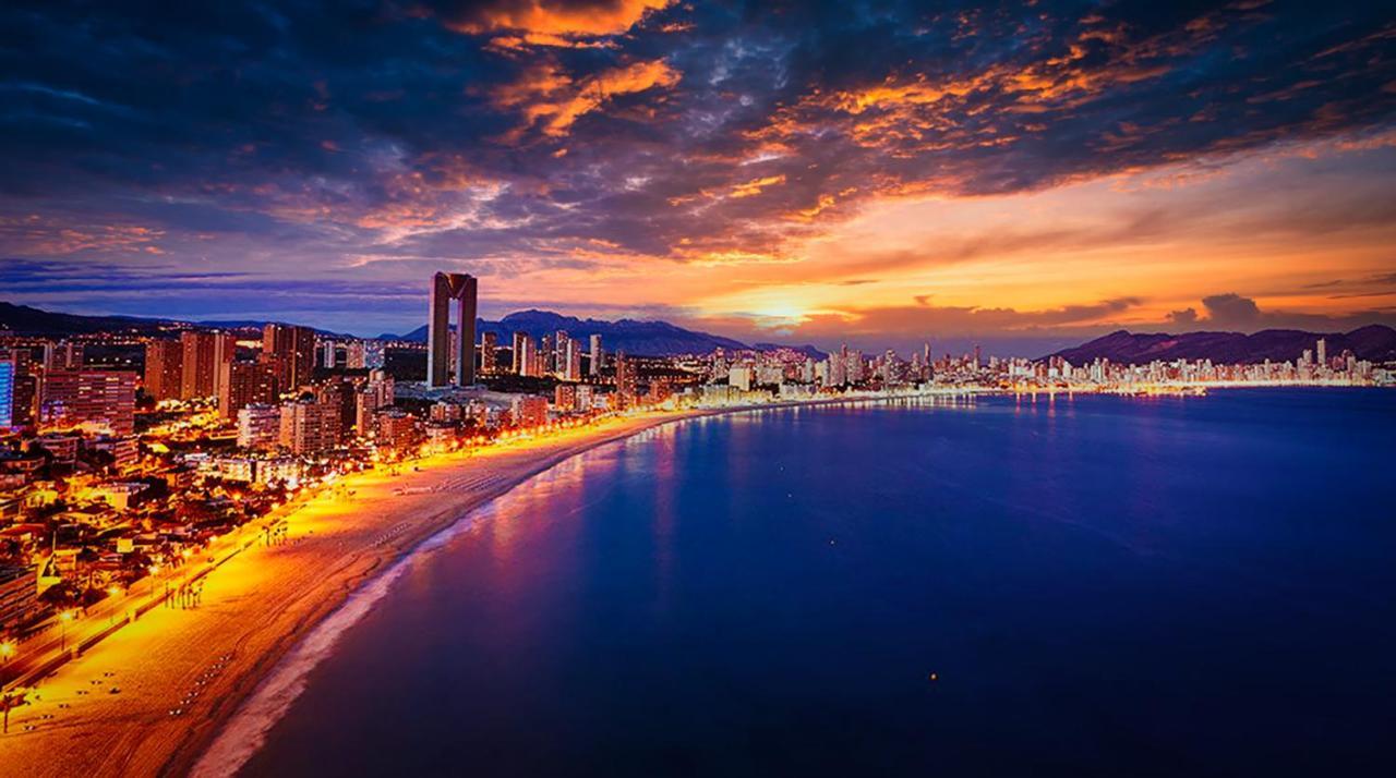 Beautiful Apartment Near Beach With Panoramic Sea-View Benidorm Esterno foto