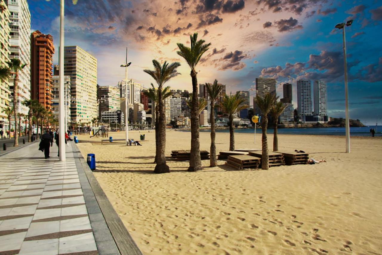 Beautiful Apartment Near Beach With Panoramic Sea-View Benidorm Esterno foto
